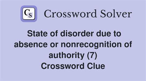 disorder 7 letters|DISORDER Crossword Clue & Synonyms.